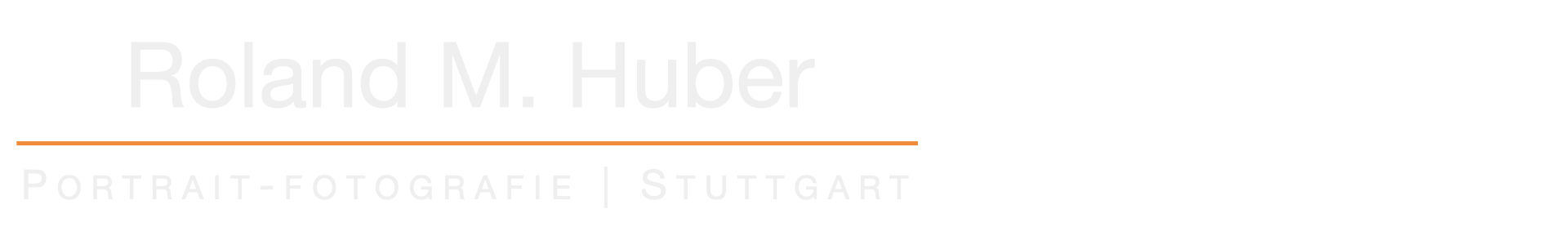 Logo von Roland M. Huber | Portrait-Fotografie | Stuttgart Hintergrund transparent